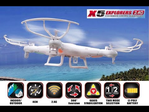 Неубиваемый Квадрокоптер SYMA X5