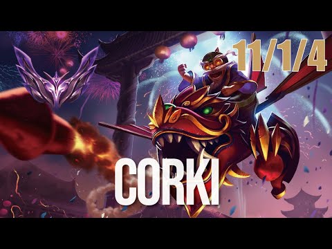 Jz0w0 Chinese Server 1k-LP Master Match — Corki Dominates with One-Sided Slaughter!