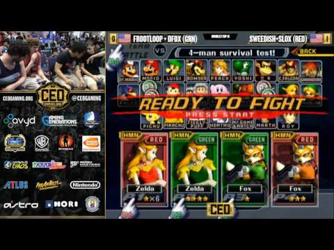 CEO2016 - Frootloop + TGL | Druggedfox vs. Swedish Delight + Slox - Doubles Top 16