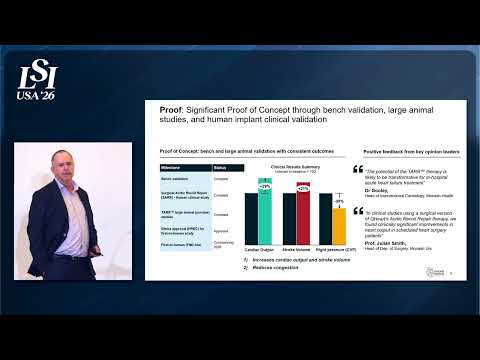 Peter Walsh, QHEART MEDICAL - Pumpless heart assist for acute heart failure | LSI USA '26