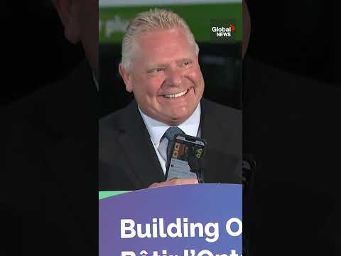 Doug Ford bops to 'Electric Avenue', says it's Ontario's "new theme song"