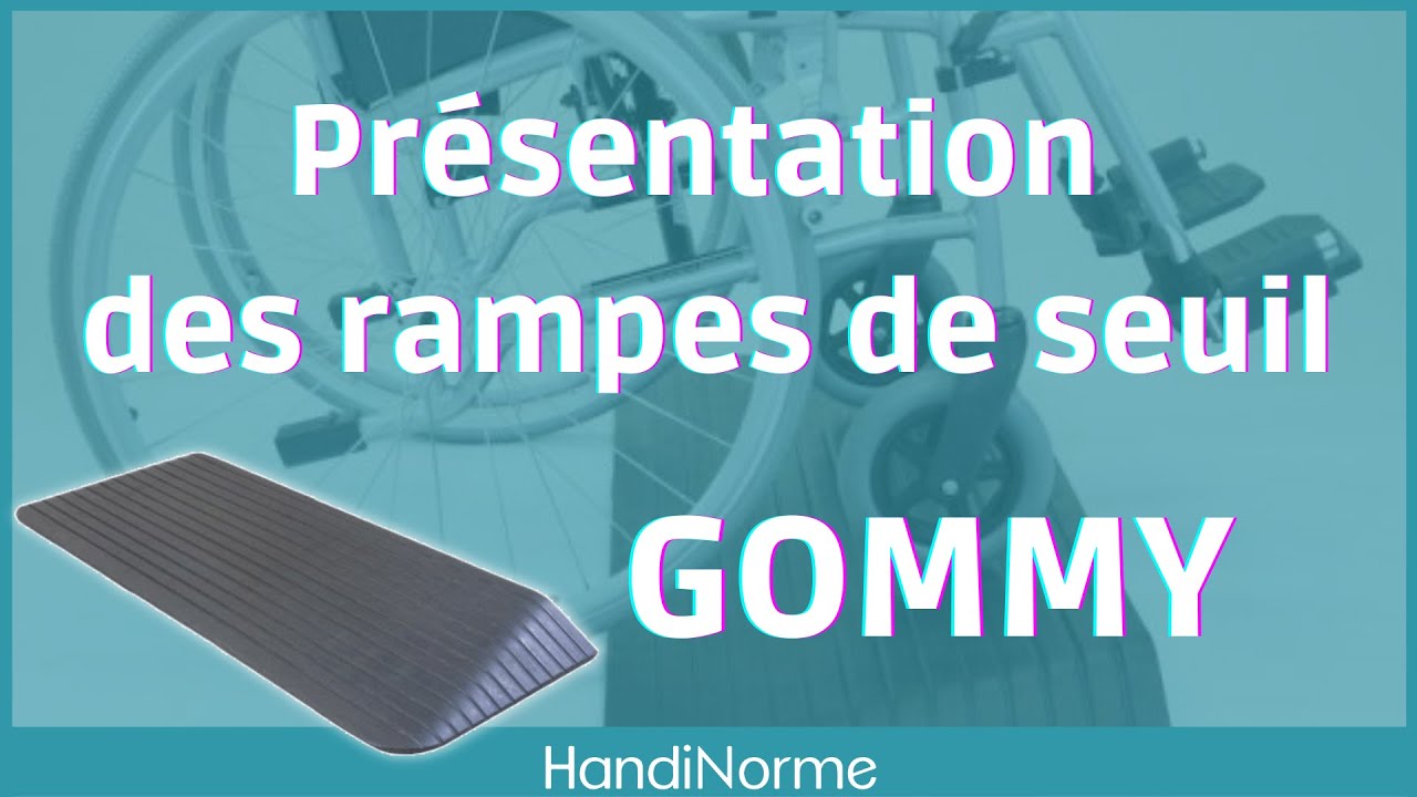Présentation de la rampe en caoutchouc GOMMY
