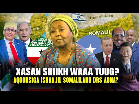 Xog Drs Adna Aadan oo Xasan shiikh Fashilisay"Waa Tuug 3 bilod baa u hadhay Ictiraafka SL Israa’iil?