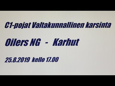 C1 SM-karsinta Oilers NG   -   Karhut