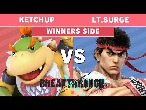 BreakThrough 2019 - TCH | Ketchup (Ludwig) Vs BTH | Lt.Surge (Ryu) Pools - Smash Ultimate
