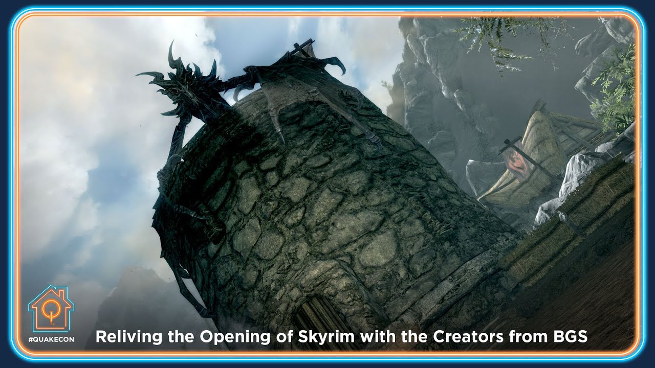 Reliving the Opening of Skyrim with the Creators from BGS - YouTube