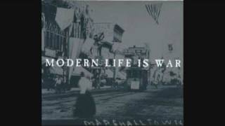 MODERN LIFE IS WAR - young man on a spree