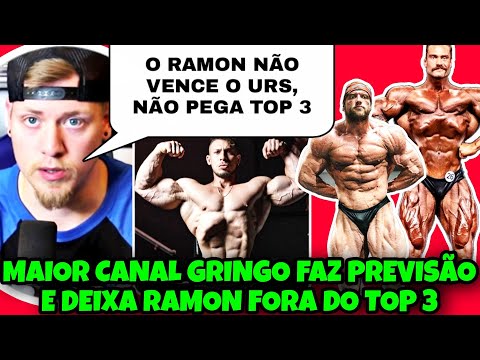 MÍDIA GRINGA FAZ PREVISÃO COM RAMON FORA DO TOP 3 DESSE OLYMPIA