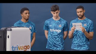 Trivago Surprise Baggage Chelsea FC players pack Yani’s luggage
