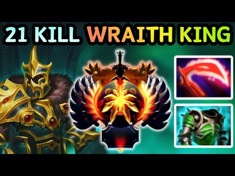 🔥 21 KILL WRAITH KING CARRY YOU NEED TO KILL HIM TWICE | DOTA 2 GAMEPLAY 🔥