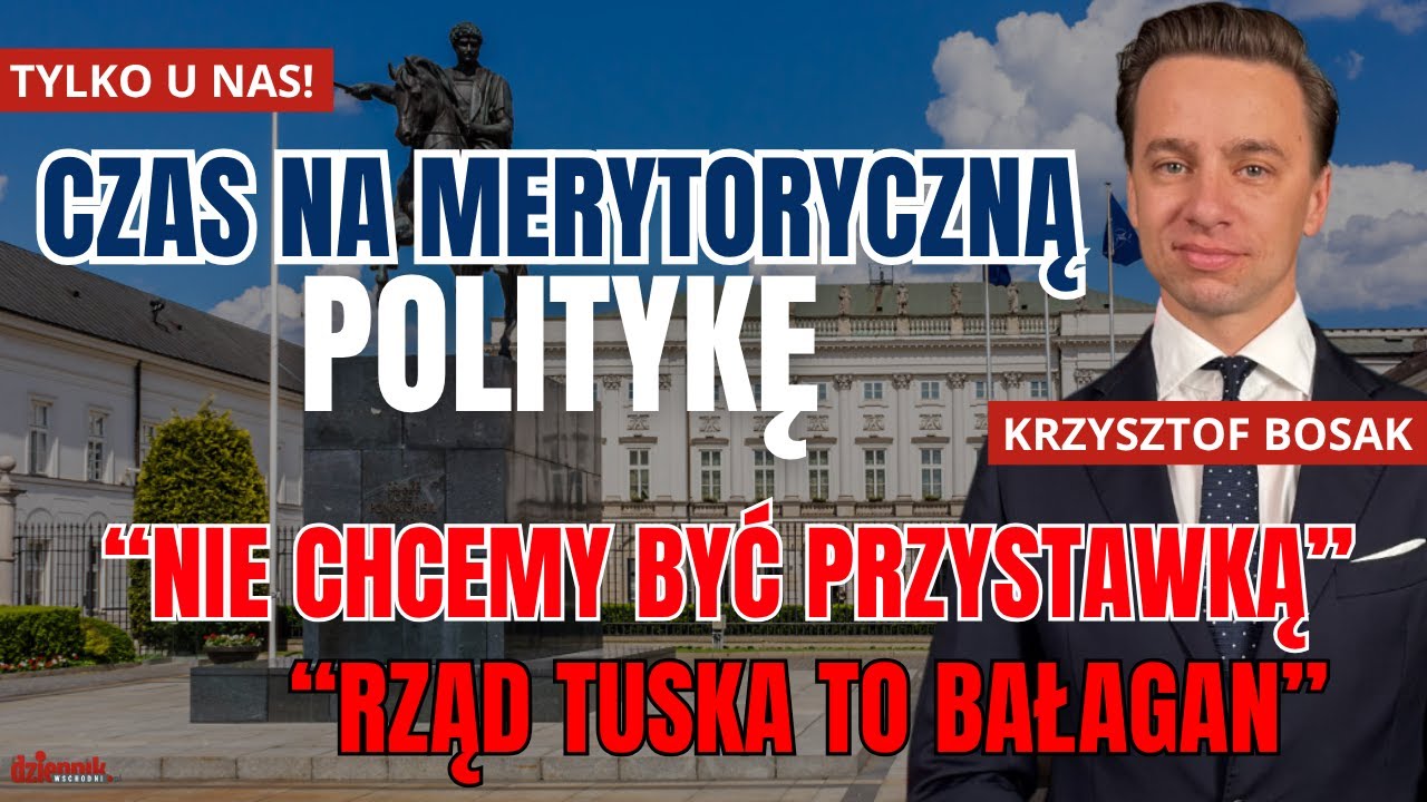 Bosak o Nawrockim: "Jestem zadowolony, uważam, że Trzaskowski to było zagrożenie"