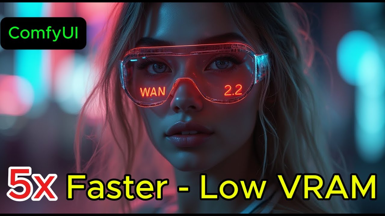 Wan 2.2 ComfyUI Tutorial: 5x Faster Rendering on Low VRAM (Full Guide)