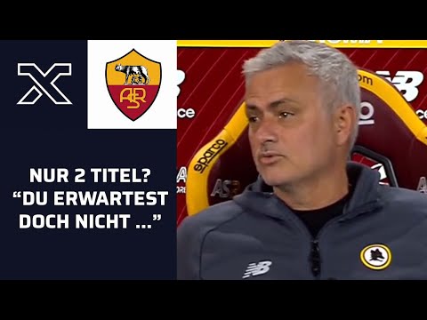 Jose Mourinho mit heftigem Arroganz-Anfall: Auf diese Frage kann der Roma-Coach nicht antworten