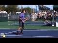 Roger Federer Volleys in Slow Motion HD -- Indian Wells Pt. 05