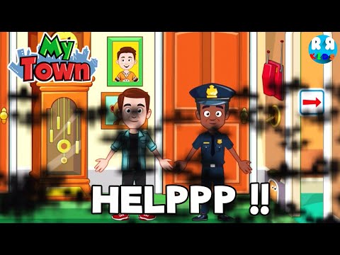 Dad Call a Policeman to investigate the Haunted House - YouTube