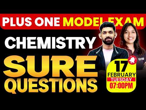 Plus One Chemistry Model Exam | Sure Questions | Exam Winner