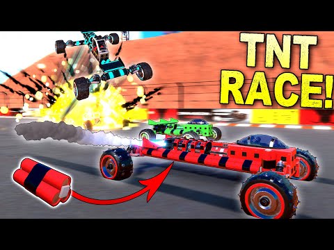 We Strapped Too Much TNT to Cars and Raced! - Trailmakers Multiplayer