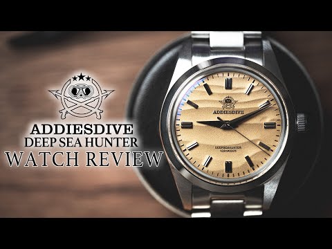 Watch Review of the Addiesdive 36mm AD2030 Deep Sea Hunter with the Seiko VH31 Movement!