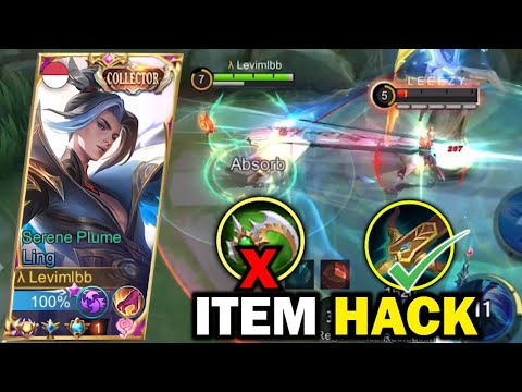 ONLY 0.001% OF LING USERS, KNOW THIS ITEM HACK BUILD! BEST ITEM FOR TOP GLOBAL LING - Mobile Legends