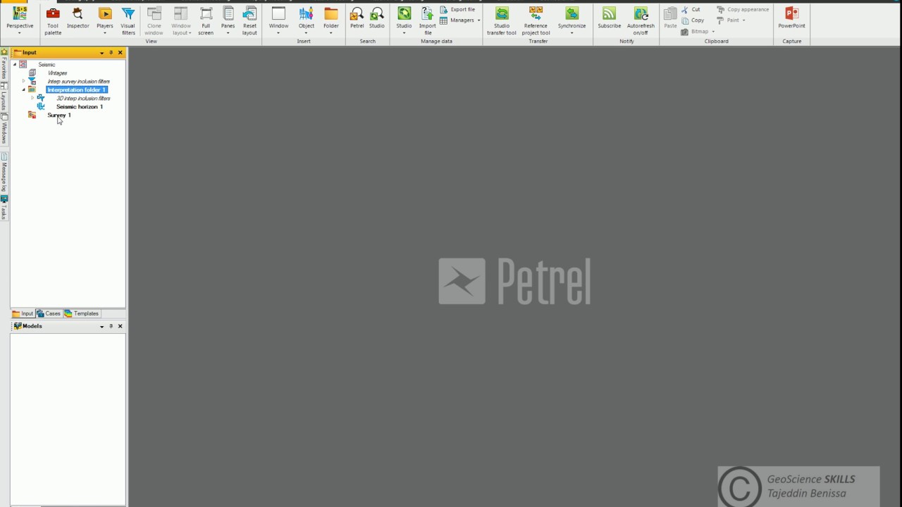 How to upload seismic data