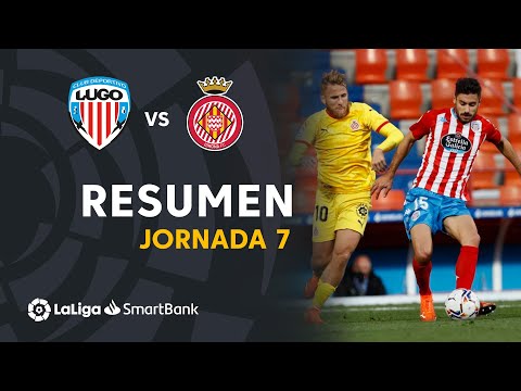 Resumen de CD Lugo vs Girona FC (3-0)