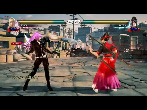 190 Lili Rochefort Costume Nina vs Kazumi - Tekken 7 ( Uchiha x24 ) Gameplay PC