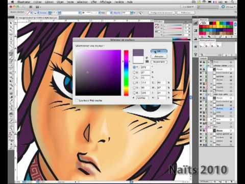 comment coloriser illustrator