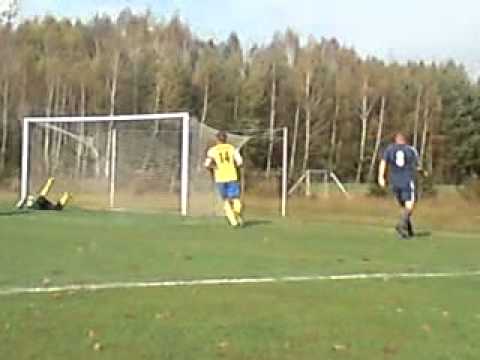 Atut Podborze - Łączki Brzeskie - Atut Podborze: bramka na 0-2 J.Kilian