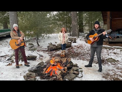 Amy Helm performs "Breathing" around the campfire at Levon Helm Studios