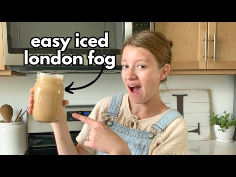The Easiest Iced London Fog Tea Latte