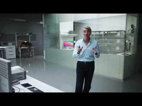 Craig Federighi setting the mood