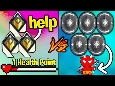 I Cursed Radiants with 1 HP, can they still Beat 5 Irons?