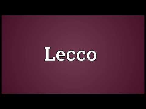 Lecco Meaning