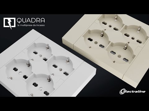 Presa quadra bianca