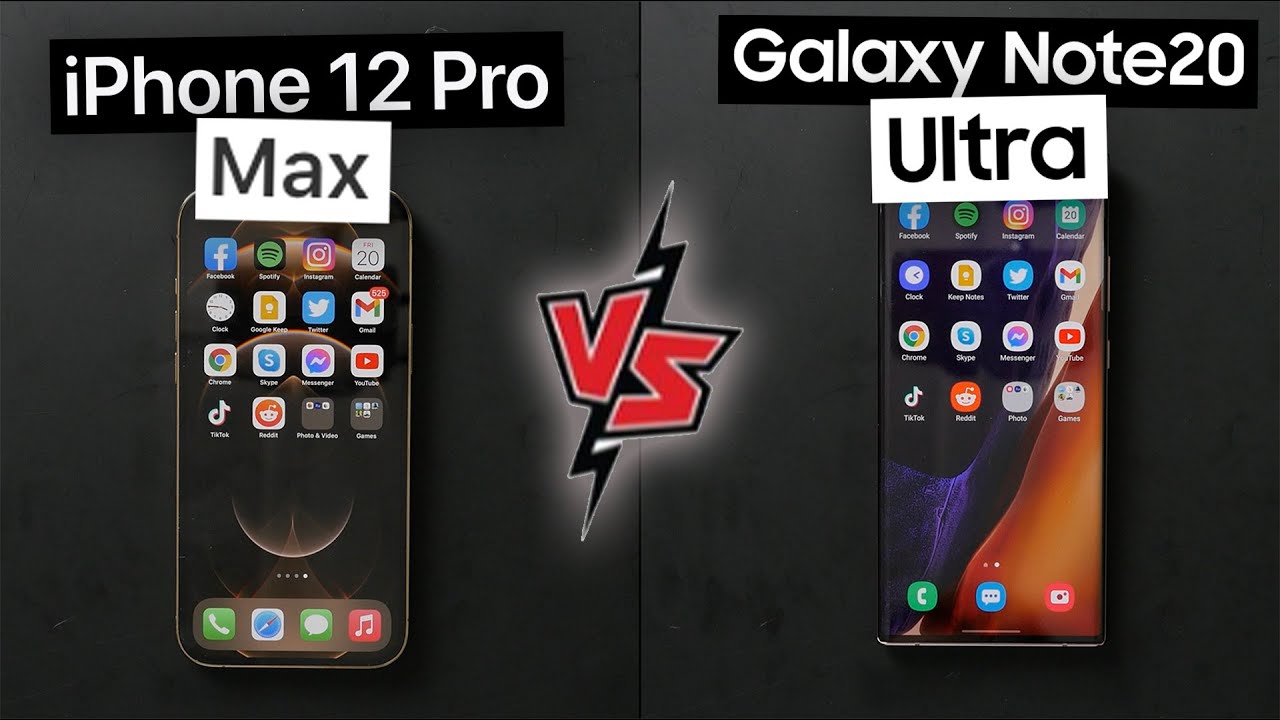 iPhone 12 Pro Max vs Galaxy Note 20 Ultra: SPEED Comparison!