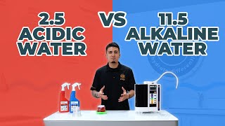 Hypochlorous Acid HOCl (2.5pH water) vs High Alkaline Water (11.5pH) | Kangen Water Machine