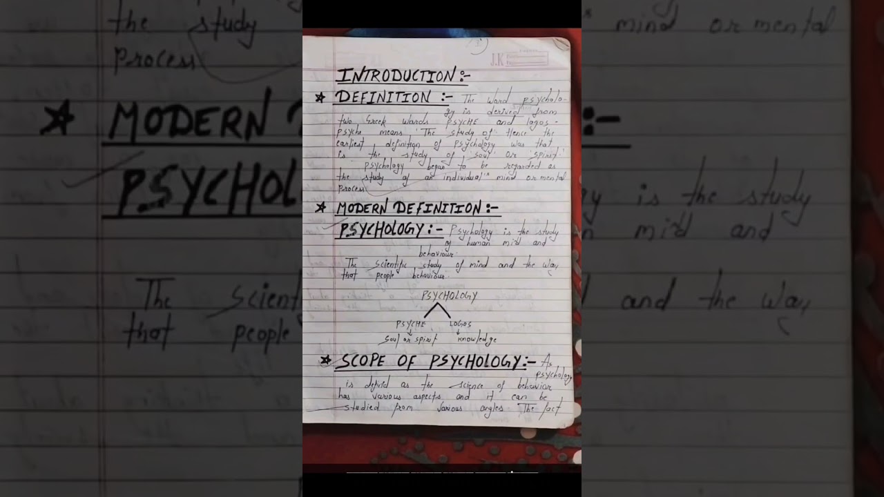 # what is psychology #introduction#definition#short
