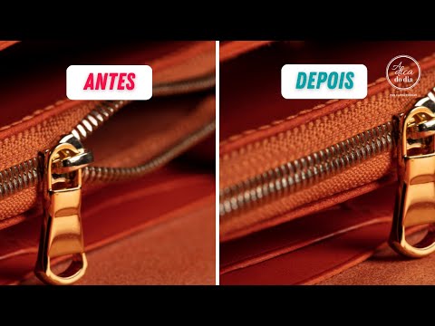 COMO DESEMPERRAR O ZÍPER DA BOLSA - COMO ABRIR ZÍPER EMPERRADO | FLÁVIA FERRARI