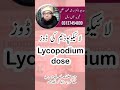 Lycopodium Homeopathic Medicine Dose