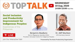 Social Inclusion and Productivity Improvement for Indigenous Peoples: Experiences of the Philippines