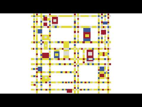 造形デザイン学科 Mondrian animation