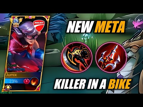 NEW META IN A BIKE! BENEDETTA IS THE NEW META WITH WAR AXE AND ENDLESS BATTLE! MUST TRY! | BENEDETTA