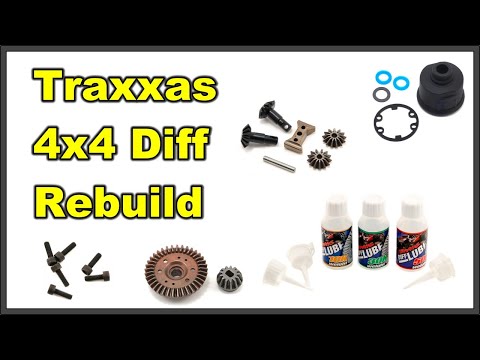 Traxxas Diff Rebuild tutorial - clean, maintain, disassemble - Slash/Stampede/Rustler/Rally 4x4