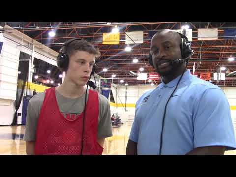 SPS media training with Troy's Ethan Emerzian c/o 2021 at the Inside Prep Sports Super Fall Showcase