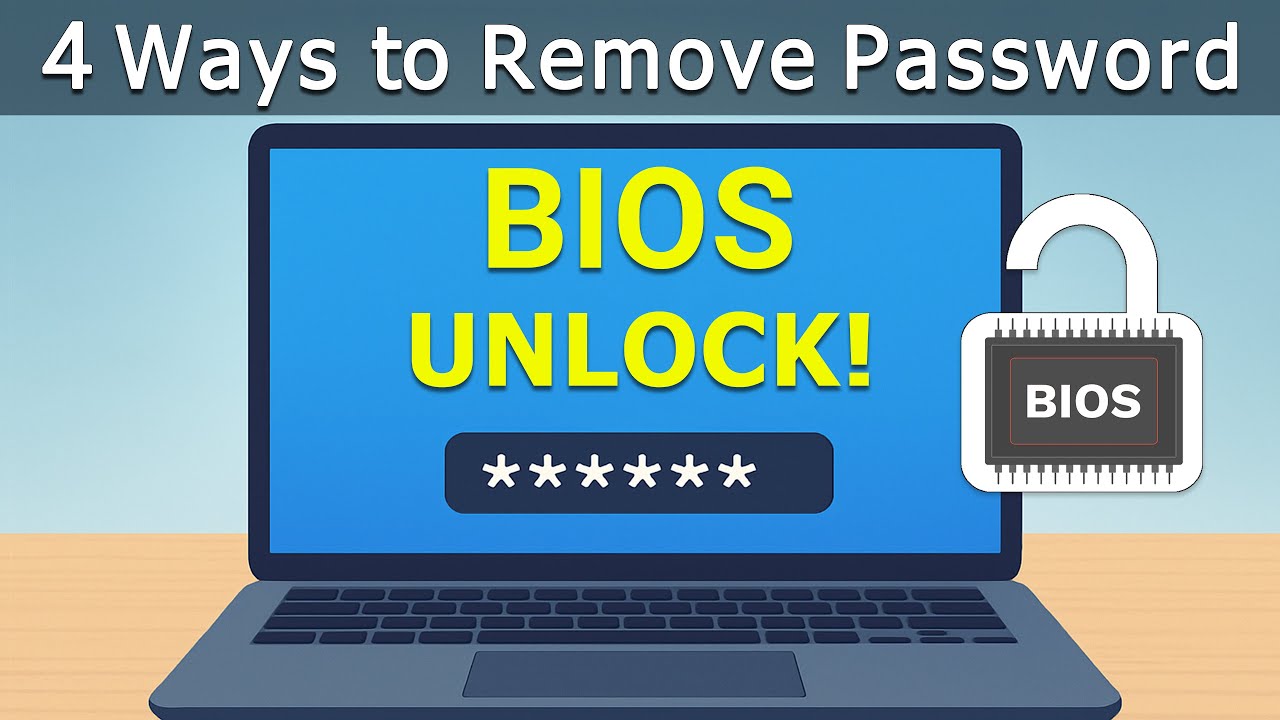 How to Unlock / Remove Your Laptop BIOS Password (4 Methods Explained)