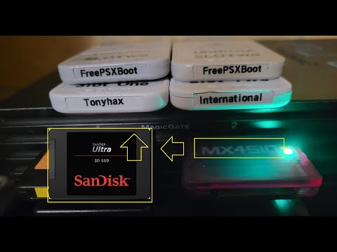 MX4SIO to SSD to MemCard Annihilator to FreePSXBoot Factory