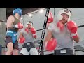 RYAN GARCIA ALMOST KNOCKS SPARRING PARTNER OUT WITH WICKED LEFT HOOK! BEGINS CAMP FOR EMMANUEL TAGOE