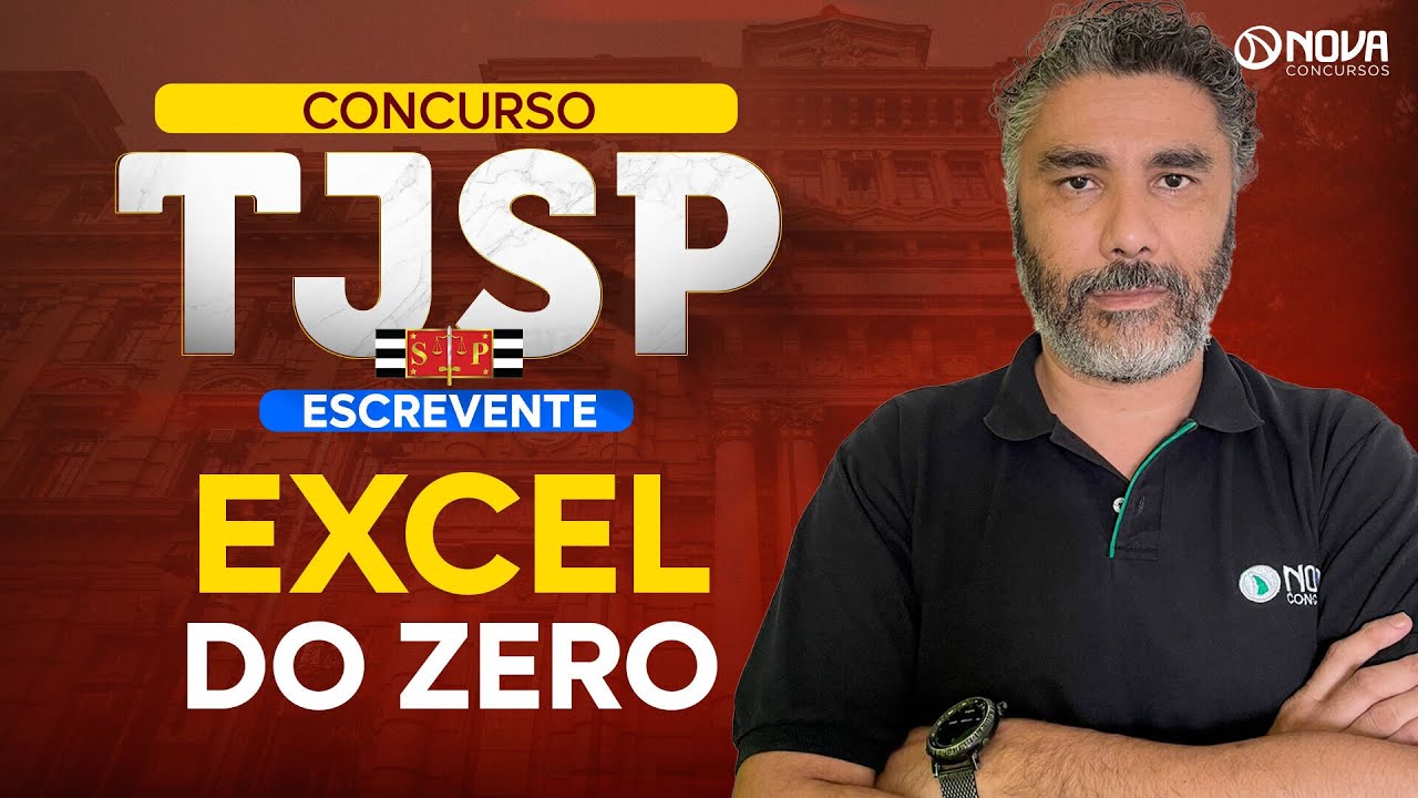 Concurso TJSP 2024 Excel do Zero