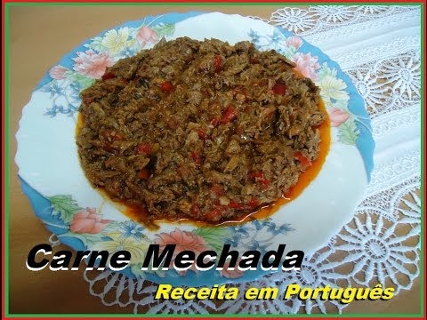 Carne Mechada receita em Português