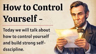 The Power of Self-Control - Master Self-Control || Improve Your English Fluency ✅️